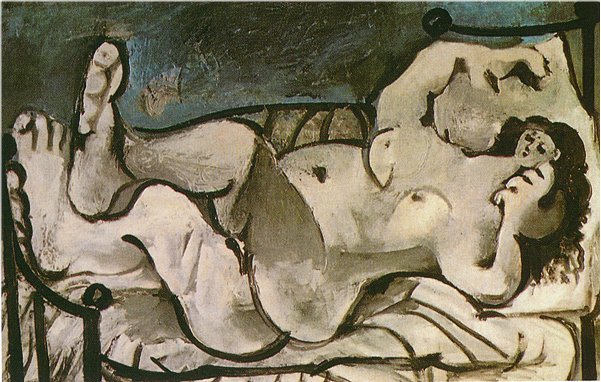 Picasso Lying female nude 1964